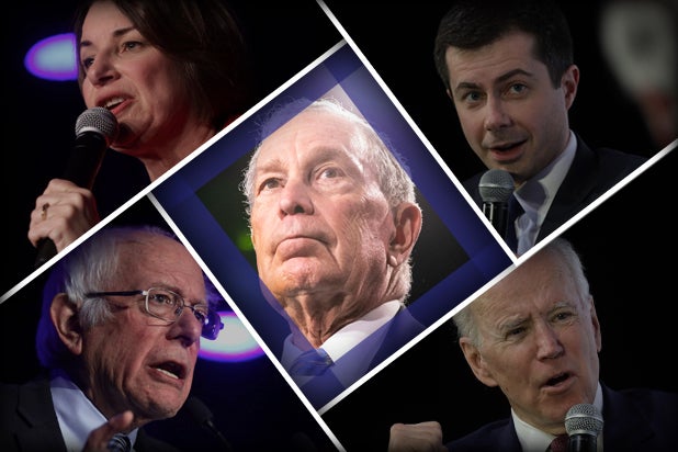 Mike Bloomberg Hollywood Support