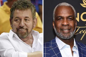 James Dolan and Charles Oakley