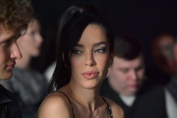 Claudia Salinas at New York Fashion Week in 2018