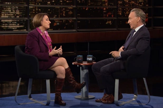 Klobuchar Maher Real Time Trump