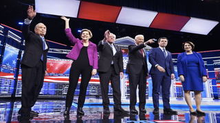 Candidates Armed With Bloomberg Oppo Research (and Plenty of Zings) at 9th Democratic Debate