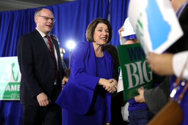 John Bessler and Amy Klobuchar
