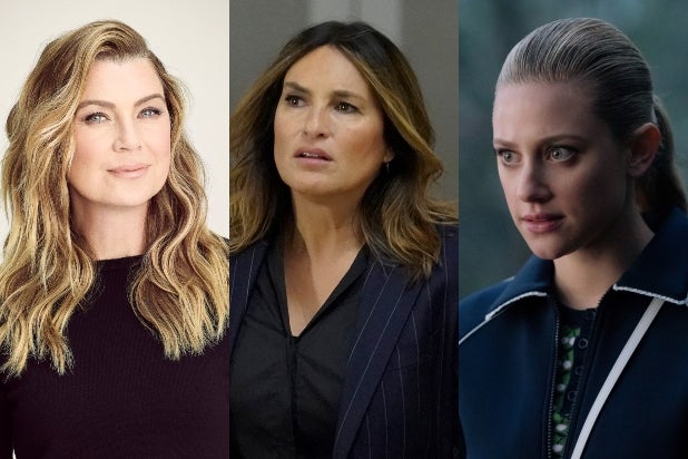 Grey's Anatomy, Law & Order SVU, Riverdale