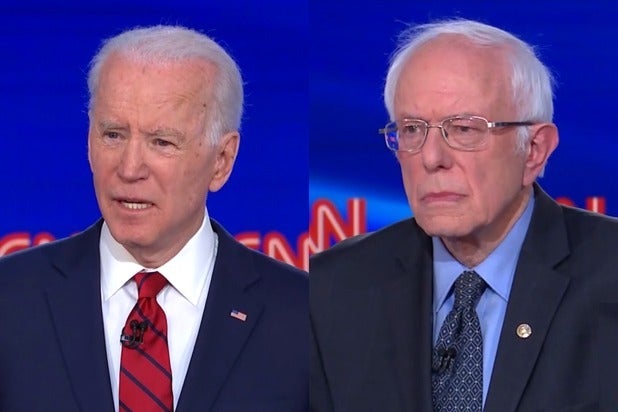 Joe Biden Bernie Sanders Debate