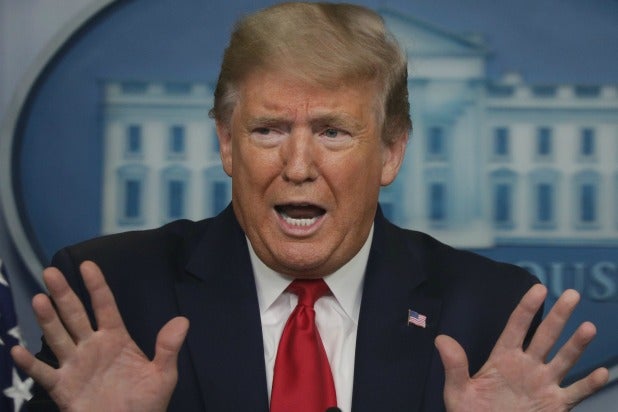 Donald Trump coronavirus press briefing