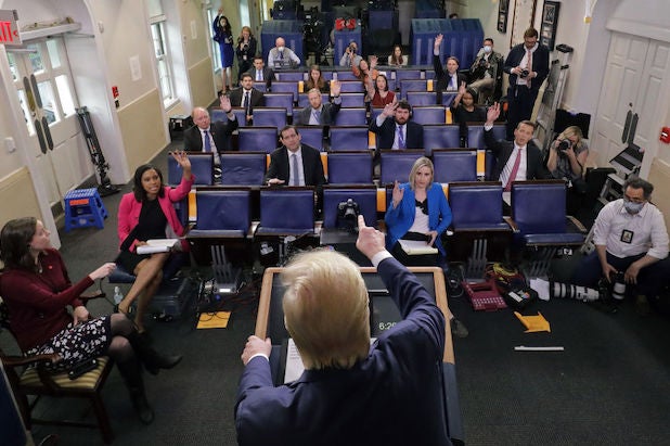 White House Coronavirus Task Force Holds Daily Briefing At The White House