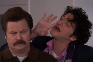 Jean Ralphio Saperstein and Ron Swanson