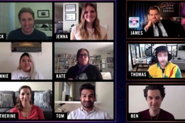 Ben Schwartz and Thomas Middleditch Play a Ridiculous Zoom Game That Would Only Happen in Isolation (Video)