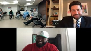 John Krasinski and David Ortiz Give Heartwarming Surprise to Boston Health Care Workers (Video)