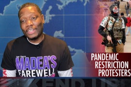 ‘SNL’: Michael Che Jokes Quarantine Protesters ‘Live in Places With Nowhere to Go Anyway’ (Video)