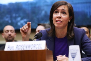 FCC acting chairwoman Jessica Rosenworcel