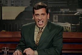 That Time Steve Carell’s Head Was Set on Fire – Literally – for ‘Bruce Almighty’ (Video)