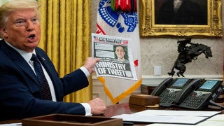 Twitter Hits Trump With Content Warning for Tweet ‘Glorifying Violence’