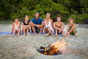 Bryan and Sarah Baeumler on HGTV's "Renovation Island"