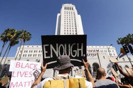 Los Angeles Residents Call on City to Defund the LAPD