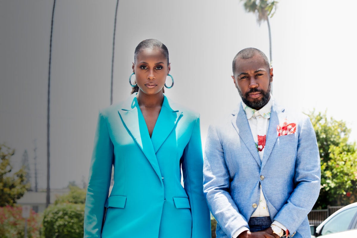 FOR MAGAZINE USE ONLY Issa Rae and Prentice Penny