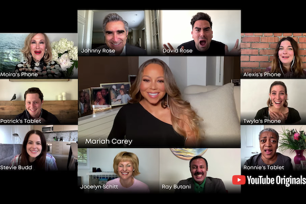 David Rose Finally Meets 'Hero' Mariah Carey in 'Schitt's Creek' Cast's 'Dear Class of 2020' Performance (Video)