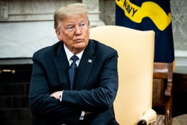 Trump Finally Wears a Mask for Cameras During Visit to Military Hospital