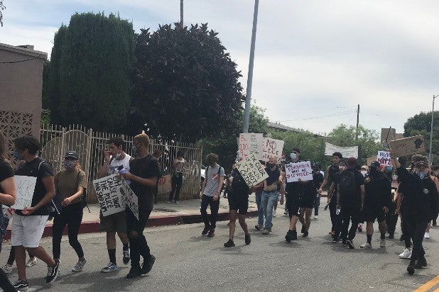 Hollywood protest