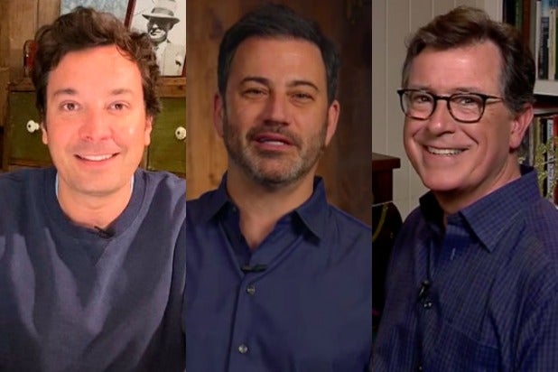 late night hosts ratings kimmel fallon colbert