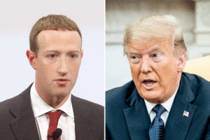 mark zuckerberg donald trump facebook