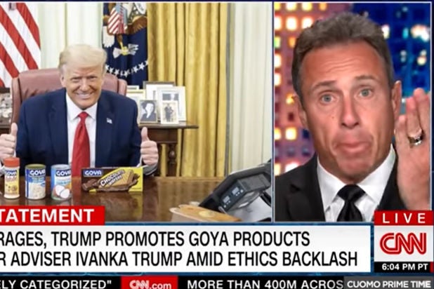 On Wednesday’s episode of “Cuomo Prime Time” on CNN, host Chris Cuomo had a blunt, profane response to a photo Donald Trump posted online earlie