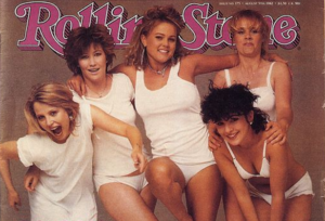 Go-Go's Rolling Stone cover - detail