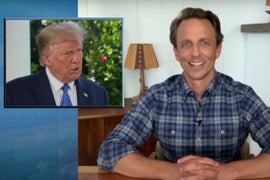 Seth Meyers: Trump Is ‘Obsessed With Proving to Everyone That His Brain Works’ (Video)