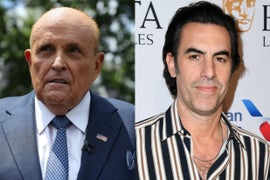 Rudy Giuliani Says He Was ‘Tucking in My Shirt’ in ‘Borat’ Scene
