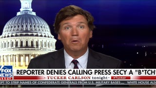 Tucker Carlson Blames Media for False Claim That Reporter Called Press Secretary a ‘B—-‘ (Video)