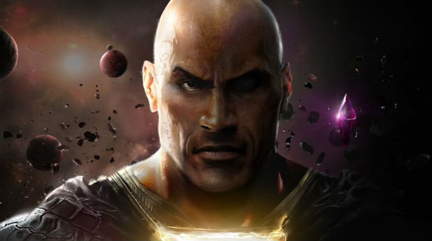Black Adam The Rock Close Up