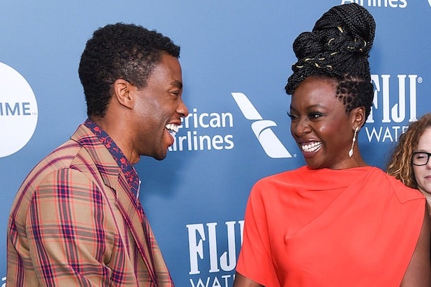 danai gurira chadwick boseman 2