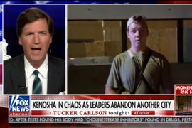 Tucker Carlson Defends Teen Vigilante Charged With Murdering 2 Kenosha Protesters (Video)