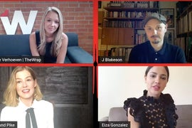 How ‘I Care a Lot’ Stars Rosamund Pike, Eiza Gonzalez Broke Stereotypes With ‘Abhorrent’ Characters (Video)