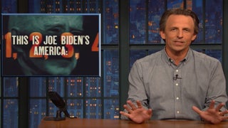 Seth Meyers Wants to Remind You That Trump Is Currently President, Not Biden (Video)
