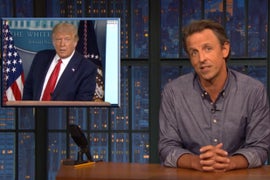 Seth Meyers Rips Trump for Not Caring About Blue State COVID Deaths: ‘Go F— Yourself’ (Video)