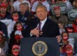 trump says protesters throw cans of bumble bee tuna