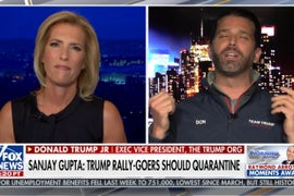 Don Jr Very Wrongly Tells Laura Ingraham That US COVID Numbers Are ‘Almost Nothing’ (Video)