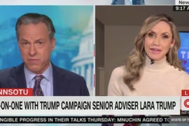 Jake Tapper Cuts Off Lara Trump in Tense Exchange Over Biden’s Stutter (Video)