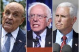 Rudy giuliani Bernie Sander Mike Pence Sacha Baron Cohen