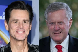 Jim Carrey Inducts White House Chief of Staff Mark Meadows Into ‘Hellbound Class of 2020’ (Photo)