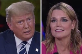 Savannah Guthrie Pushes Trump on QAnon, Conspiracy Theories: ‘You’re Not Like Someone’s Crazy Uncle Who Can Just Retweet Whatever!’