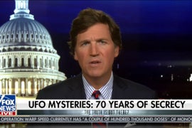 Tucker Carlson: It’s ‘Outrageous’ the Government Is Still Hiding Evidence of UFOs (Video)