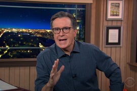 Colbert: Trump Is ‘Like a Toddler Too Hopped Up on Sugar to Go to Bed’ With Bogus Fraud Claims (Video)