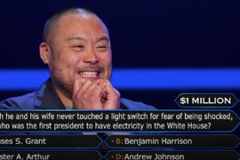 Watch David Chang Become 1st Celebrity to Win $1 Million on ‘Who Wants to Be a Millionaire?’ (Video)