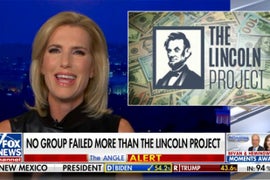 Laura Ingraham Rips Lincoln Project: ‘Didn’t Move a Single Vote’ From Trump (Video)