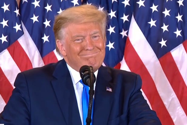donald trump 2020 election night speech