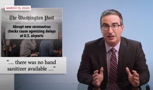 John Oliver Rips Trump’s Coronavirus Plans: ‘His Response Has Been Such a Disaster’ (Video)