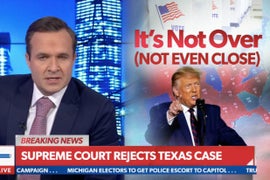 Newsmax Host Repeatedly Shrieks ‘It’s Not Over’ After Trump Loses Presidency… Again (Video)
