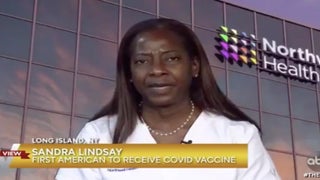 ‘The View’: First Vaccinated American Urges Other People of Color ‘Do Not Skip the Vaccine’ (Video)